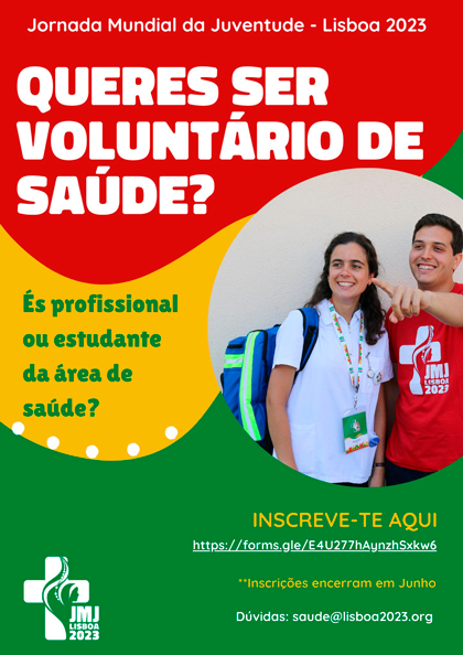 Farmacêuticos voluntários para Jornadas Mundiais da Juventude
