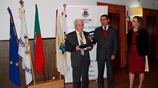 João Silva Tavares homenageado pelo Rotary Club de Abrantes