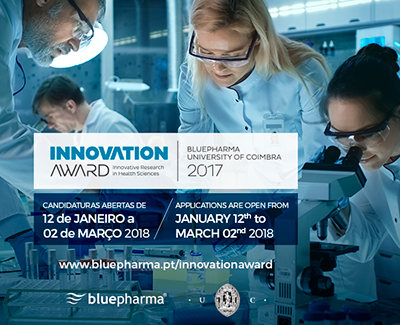 Candidaturas ao Prémio Inovação Bluepharma | Universidade de Coimbra até 2 de março